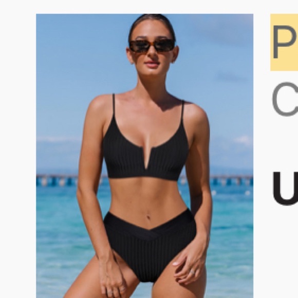 Popvil bikinis and top. NWT. Size Medium - Picture 5 of 8